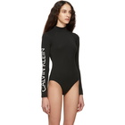 Calvin Klein Underwear Black Statement 1981 Lounge Bodysuit