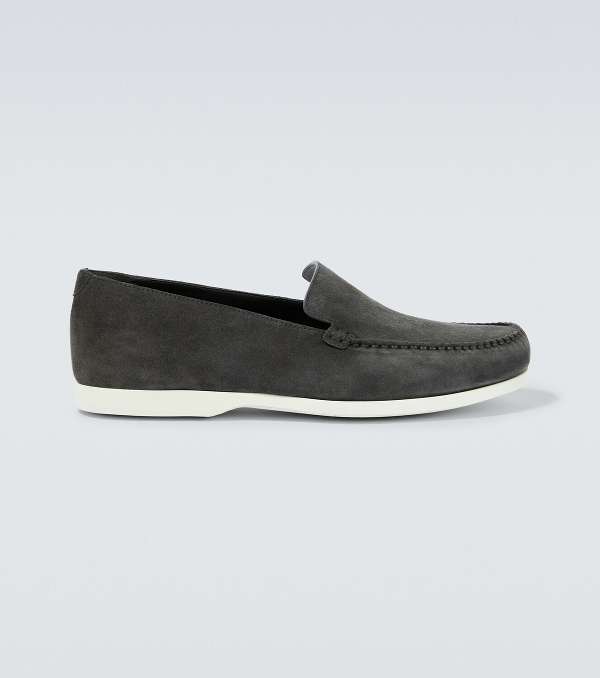 Manolo blahnik Men\'s Gray Loafers Manolo Blahnik - Mario Python Loafer in Silver | Mitchell Stores main image 2