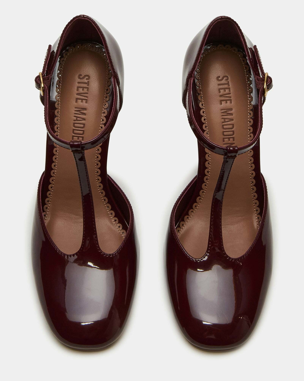 Steve Madden Malcolm Heels in Burgundy Patent