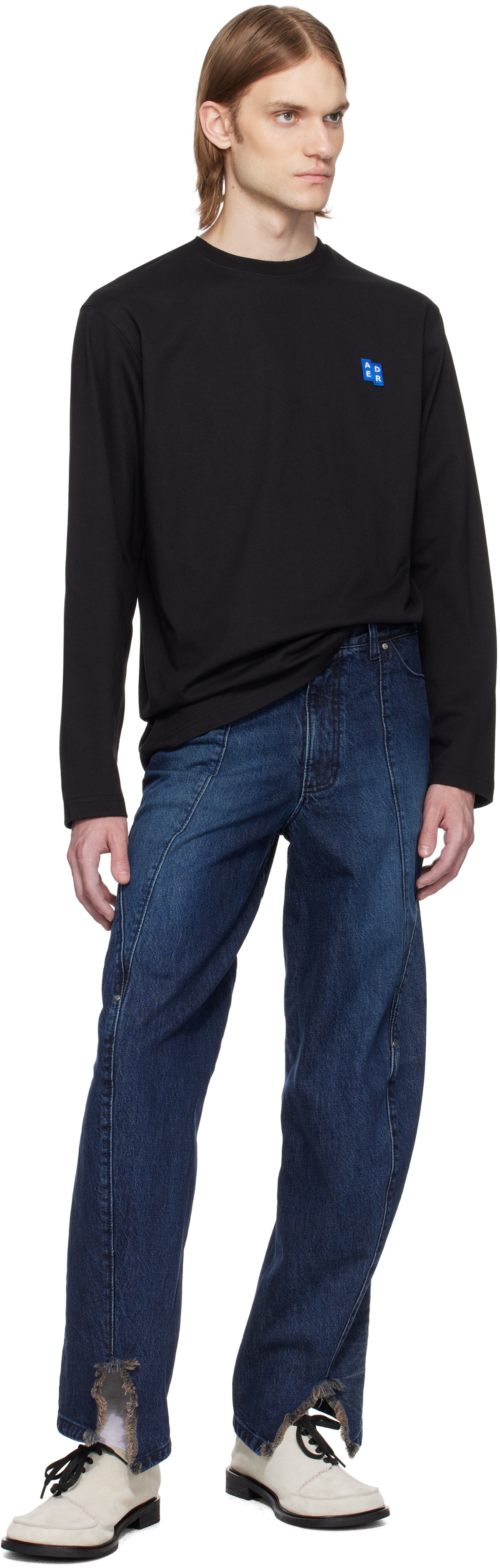 ADER error Blue Twisted Jeans