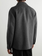 UMIT BENAN B - Double-Faced Cashmere Overshirt - Gray