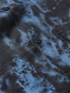 Desmond & Dempsey - Printed Linen Pyjama Set - Blue
