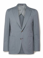 Canali - Kei Unstructured Cotton-Blend Suit Jacket - Blue