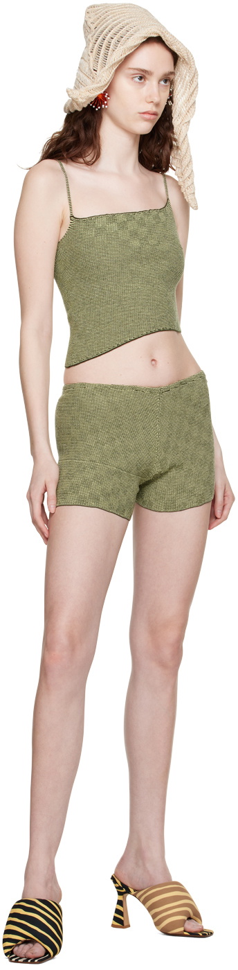 Isa Boulder Green Parallel Shorts
