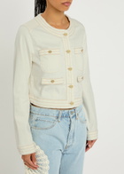Paige Kiya Denim Jacket Ecru