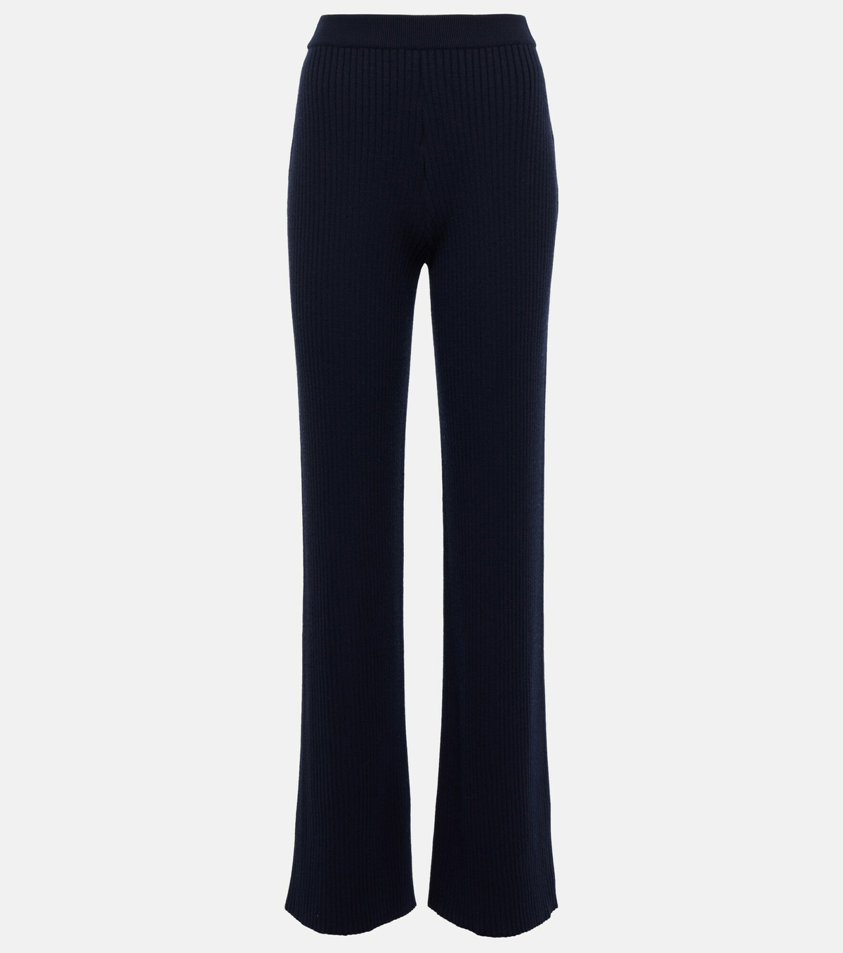 Florence Ribbed Cashmere Pants Mauve