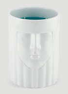 The Lady Vase Large Candle in White