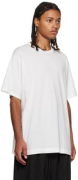 Y's For Men Off-White Printed T-Shirt