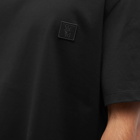 Wooyoungmi Men's Back Flower Logo T-Shirt in Black