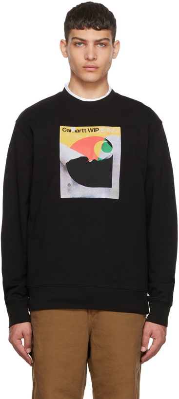 Photo: Carhartt Work In Progress Black Bookcover Sweatshirt