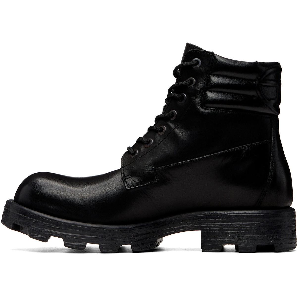 Diesel Black D-Hammer Combat Boots