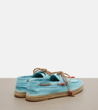 Aquazzura Seafarer beaded suede espadrilles