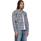 Dime Navy Plaid Flannel Shirt