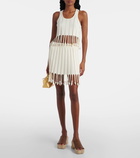 Loewe Paula's Ibiza embellished cotton crop top