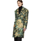 Givenchy Green Floral Over Coat