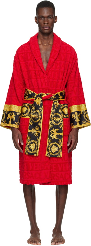 Photo: Versace Red 'I Heart Baroque' Bathrobe