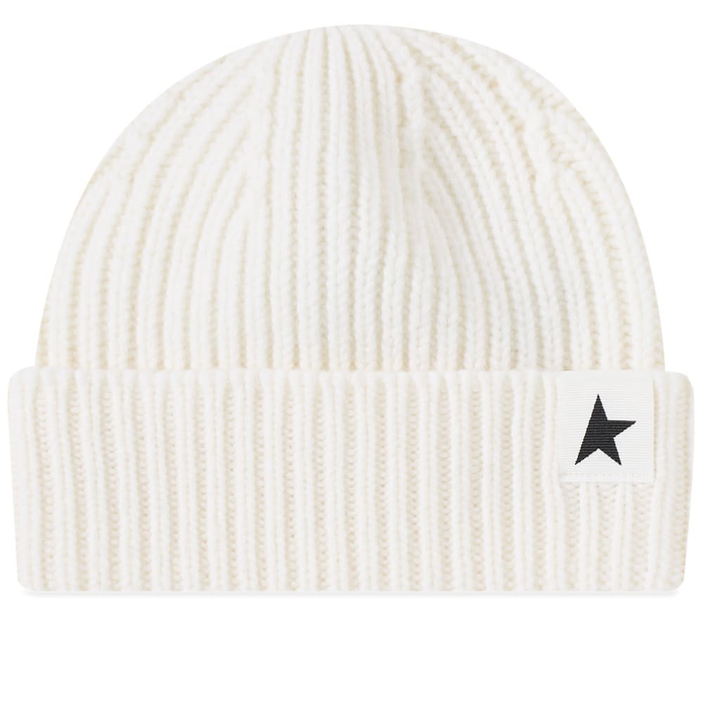 Golden Goose Men's Star Damien Beanie in Off White Golden Goose Deluxe ...