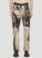 Printed Pants in Black