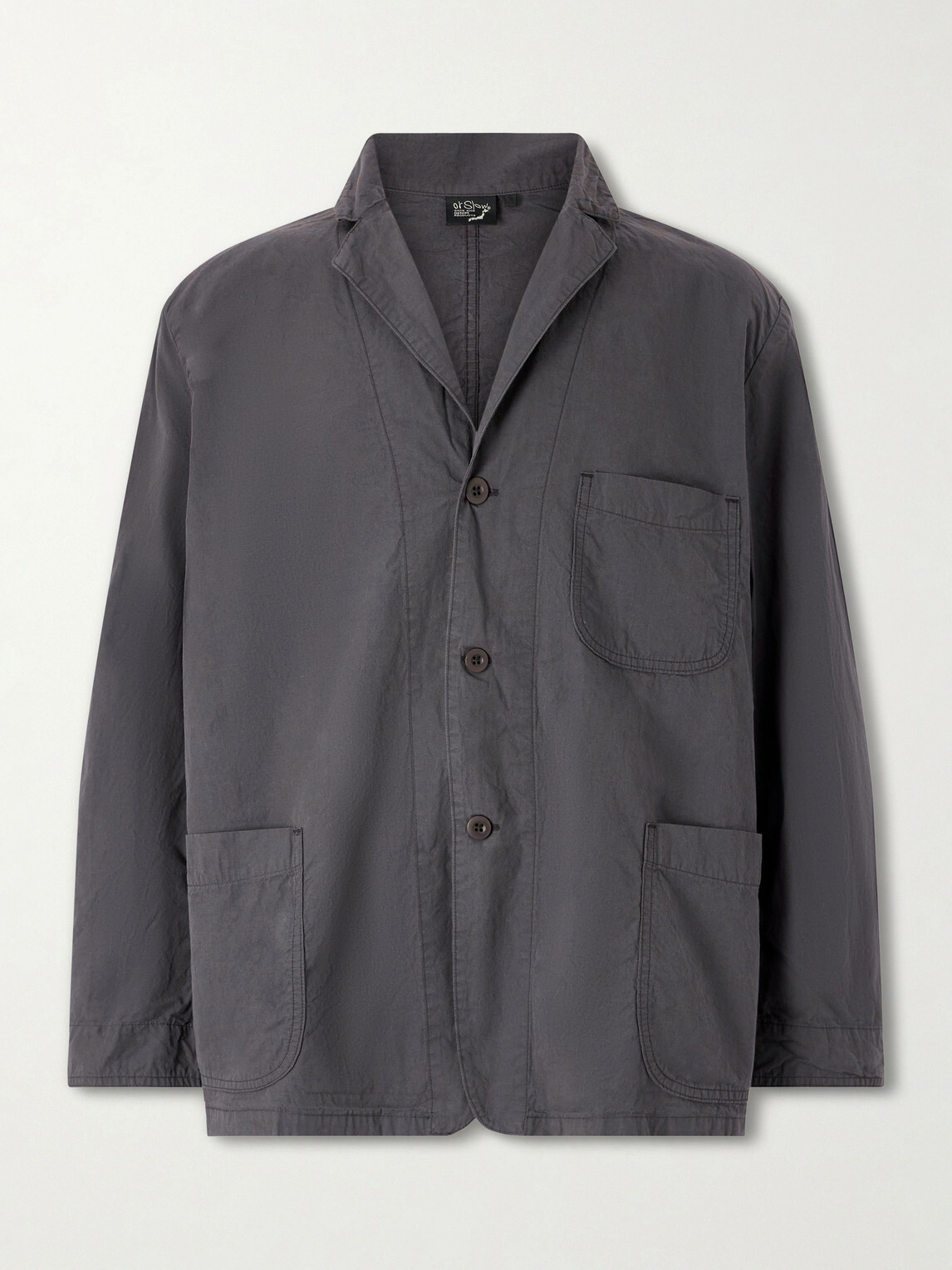 OrSlow - Cotton and Linen-Blend Shell Jacket - Gray
