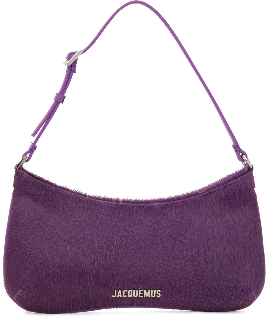 JACQUEMUS Purple Le Raphia 'Le Bisou' Bag Jacquemus