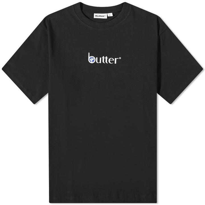 Photo: Butter Goods Men's Leaf Classic Logo T-Shirt in Black