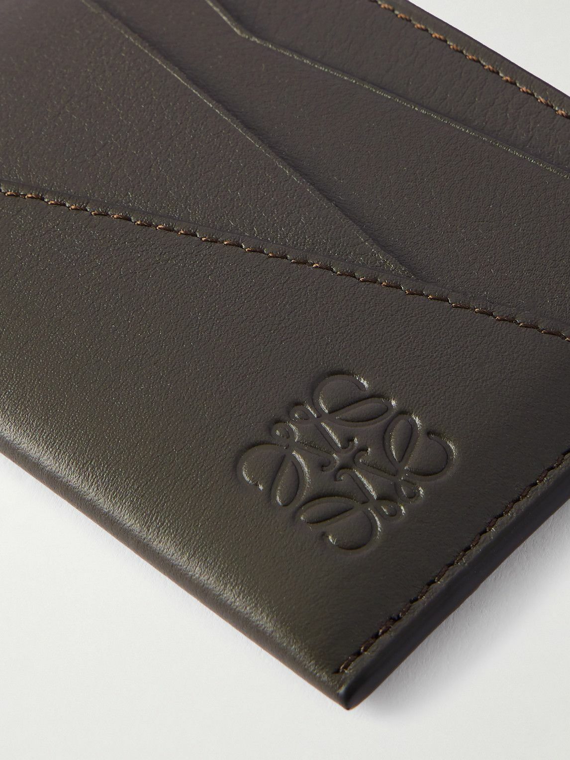 LOEWE - Puzzle Logo-Debossed Leather Cardholder