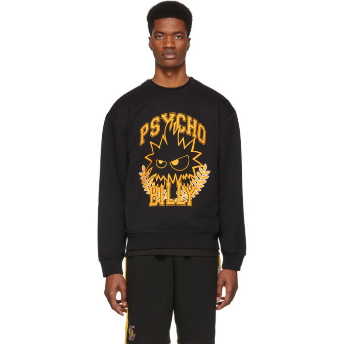 Photo: McQ Alexander McQueen Black and Yellow Psycho Billy Slouch Sweatshirt