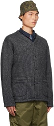 Engineered Garments Gray Button-Up Cardigan