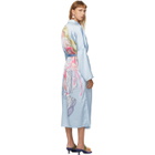 Im Sorry by Petra Collins SSENSE Exclusive Blue Graphic Morning Gown