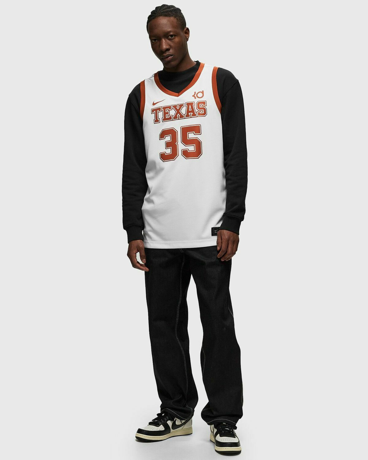 Nike College Jersey Texas Limited Kevin Durant 35 White Jerseys Nike