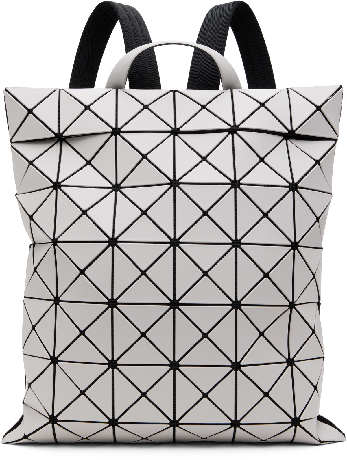 BAO BAO ISSEY MIYAKE Gray Flat Pack Backpack