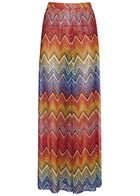Missoni Zigzag Wide-leg Fine-knit Trousers Multicoloured
