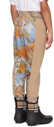 Burberry Kids Beige Monogram Map Lounge Pants