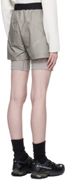 Templa Gray Layered Shorts