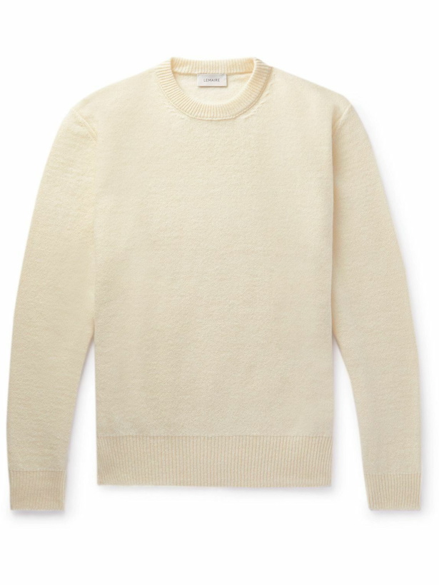 Photo: Lemaire - Shetland Wool Sweater - Neutrals