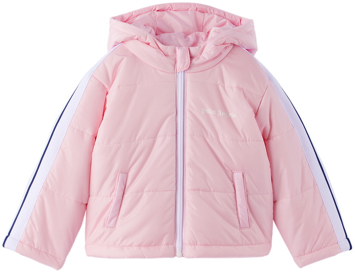 Photo: Palm Angels Kids Pink Hooded Jacket
