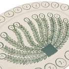 HAY x Emma Kohlmann La Pittura Oval Serving Platter in Olive Grove 