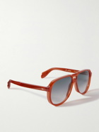 Cutler and Gross - 9782 Aviator-Style Acetate Sunglasses