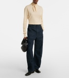 Lemaire Cotton jersey turtleneck top