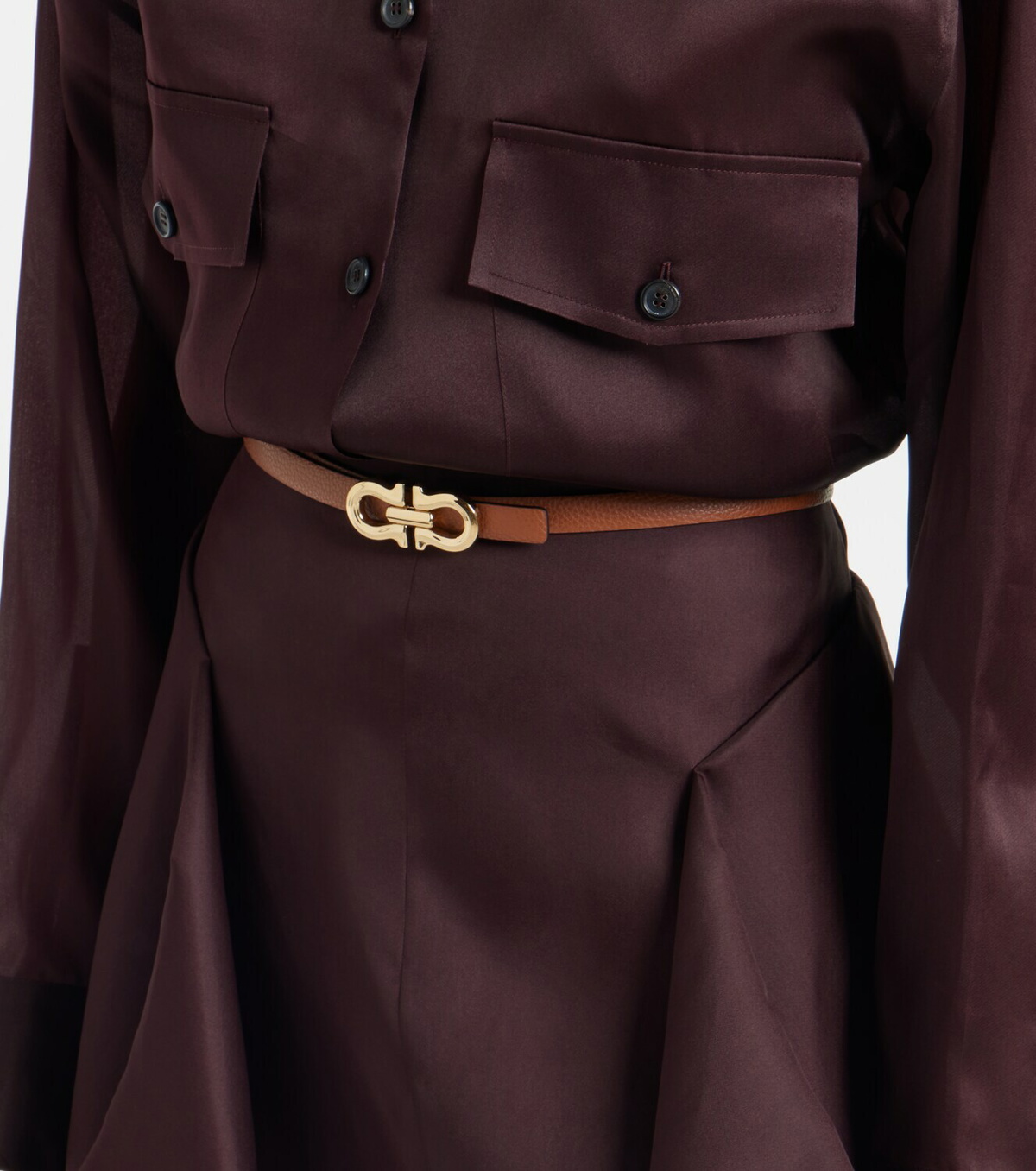 Ferragamo Gancini reversible leather belt