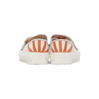 Vans Grey and Orange Taka Hayashi Edition 47 Slip-On Sneakers