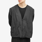 Homme Plissé Issey Miyake Men's Pleated Tech Vest in Black