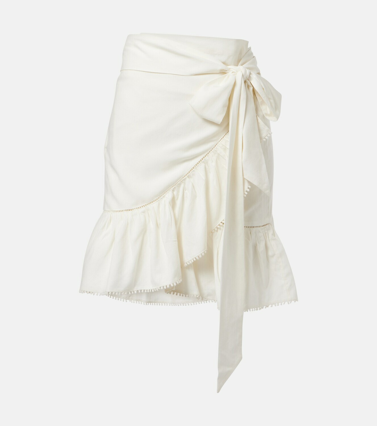 Marant Etoile Mempster ruffled wrap skirt