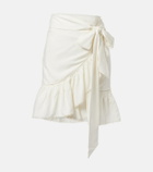 Marant Etoile Mempster ruffled wrap skirt