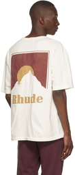 Rhude Off-White Cotton T-Shirt