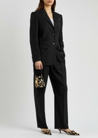 Helmut Lang Darted Wool Blazer Black