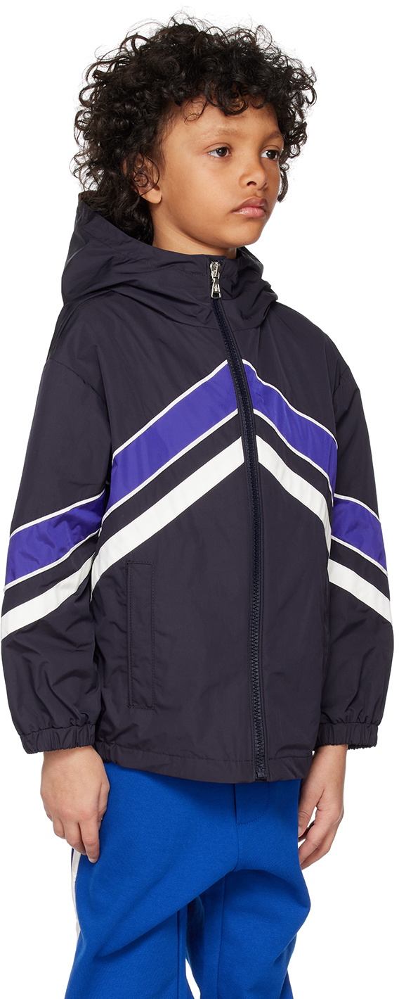 Moncler Enfant Kids Navy Hooded Jacket