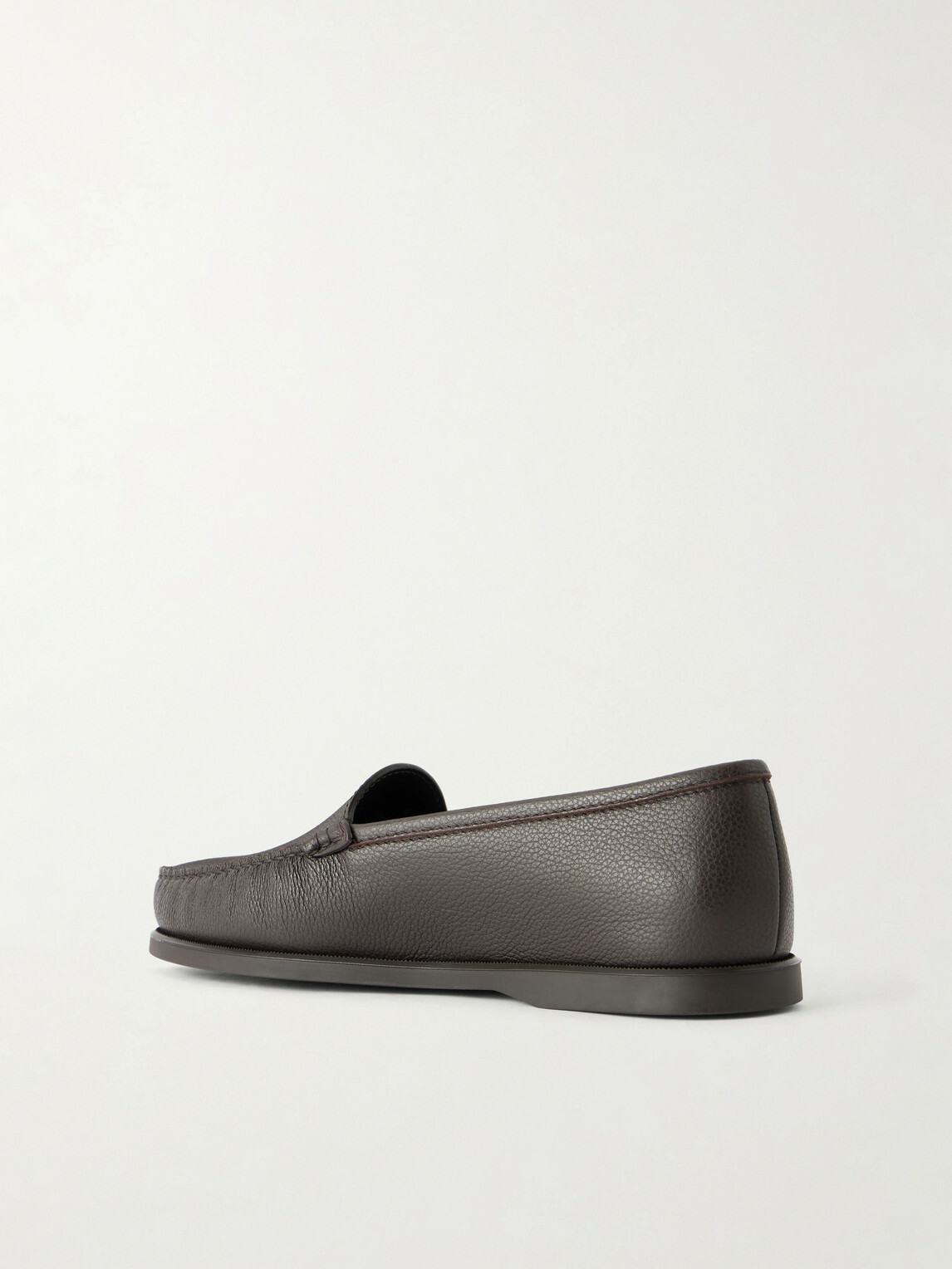 MORJAS - The Venetian Full-Grain Leather Loafers - Brown
