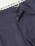 Slowear - Straight-Leg Wool and Cashmere-Blend Trousers - Blue
