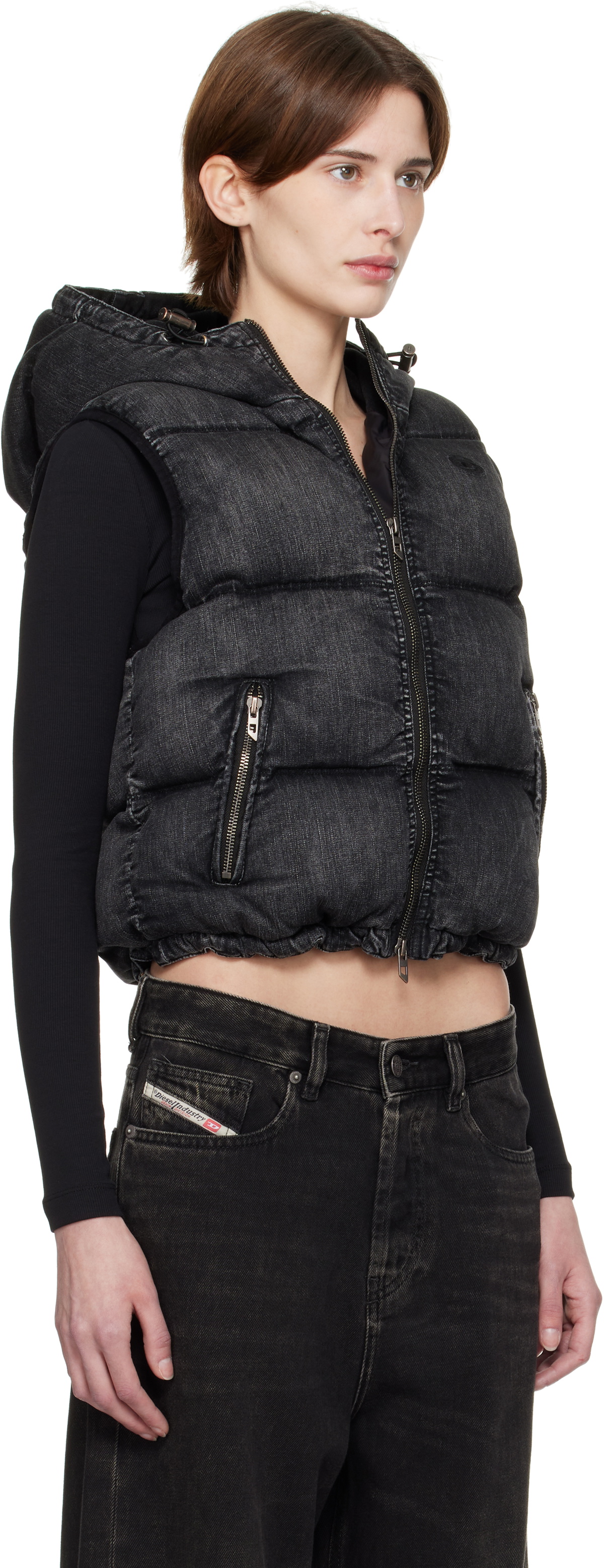 Diesel Gray W-Hopper Vest Diesel